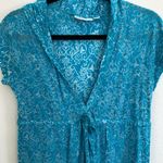 st. john's bay Turquoise Coverup S free w/ swim purchase Photo 1