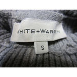 White + Warren Cashmere Sleeveless Tunic Gray, Size S Gray Photo 2