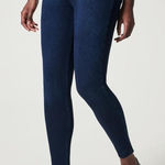Spanx  blue dark wash high waisted Jean-Is Ankle leggings‎ jeans Small Photo 0