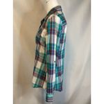 Natural Reflections Cabincore M Plaid Button Down Shirt Womens Cotton Gorpcore  Photo 3