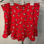 American Eagle NWT‎  outfitters red floral shorts size small Photo 0