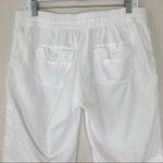 Old Navy  Maternity 100% Linen White Summer Shorts, Size 4 Photo 5
