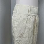 Banana Republic  Womens Skirt Pockets Beige Knee Length A Line Shiny Skirt Size 2 Photo 2