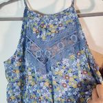 Francesca's Miami Blue Floral Mini Dress NWT Size Medium Wedding Guest Dress Photo 3