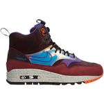 Nike  sz 8.5 Women Air Max 1 Mid Sneaker Boot Deep Burgundy Iridescent Streetwear Photo 2