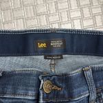 Lee  Bootcut Jeans Size 16 Short Flex Motion Mid Rise Dark Wash Stretch Denim Photo 7