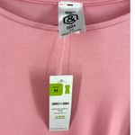 Agnes & Dora Chiffon Ruffle Tunic Pink Short Sleeve Womens XS Made in USA Photo 1