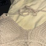 Adika Edikted Beige Crochet Top Photo 1