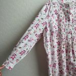 Woman Within  Floral Button Down White Blouse 22/24 Photo 3