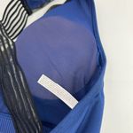 Victoria's Secret  Sports Bra VSX Navy Lace Bralette Size medium Strappy Back Photo 1