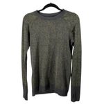 Lululemon Atheltica Speckled Knit Long Sleeve Athletic Sweater Top Women's 6 Photo 3