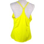 Fabletics Carly Tank Firefly Yellow Top XXL Yellow Racerback Removable Pads Photo 13