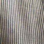 J Jill love Linen Essential Long Sleeved Button Down Blue White Shirt Sz SMALL Photo 6