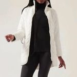 Athleta 3X Mendocino Coat Jacket Primaloft Eco Magnolia White Women NWT Photo 0