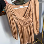 Aritzia  Wilfred silk long sleeve mini dress Photo 0