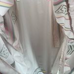 Bloomchic  balloon short sleeve native colorful white plus pink green tiered Photo 5