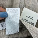 Karen Kane NWT Womens Size 16 Beige 100% Linen Pleated High Waist Shorts Vintage Photo 7