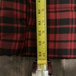 CHAPS  Red Plaid Puffer Vest Faux Fur Collar Winter Holiday Size Sm Photo 9