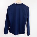 Greg Norman Play Dry Quarter Zip Pullover Navy Long Sleeve Womens L G Golf Shirt Blue Size undefined Photo 2