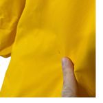 L.L. BEAN Mid Length Hooded Rain Jacket Yellow Size L Photo 10