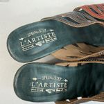 L'ATISTE L’Artiste Sz 39 US 8.5 Spring Step Beverly Sandal Platform Heel Multi Leather Photo 5