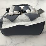 Like Dreams Crossi Bea Braided Top Handle Satchel in Navy, NWT Blue Photo 4