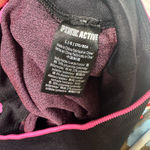 Victoria's Secret Pink Active Leggings Size L compression Black yoga Spell Out Photo 6