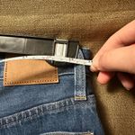 Madewell  Woman’s Baggy Straight Jeans Dark Worn Indigo Wash Size 24 Photo 6