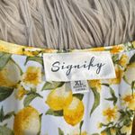 Lemon print dress size XL Yellow Photo 1