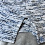 CJ Banks Oversized Hoodie Womens X Black Marled Tunic Top Casual Buttons Cozy Blue Size XL Photo 10