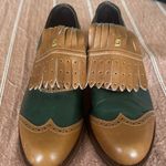 FootJoy Brown and Green Men's Oxfords Size 8.5 Photo 6