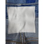 MOTHER Superior Floral Print Wide Leg Jeans Light Wash Butterfly Size 33 Blue Photo 12