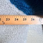 Stoic Teal Cream Colorblock High Pile Fleece Jacket Womens L Gorpcore Cozycore Blue Size L Photo 1