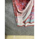 Natural Life  Boho Maxi Dress L Red Floral Patchwork‎ Cuff Festival Style Photo 8