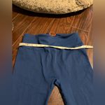 Fabletics High Waisted Seamless Ribbed Legging Corset Workout Yoga Teal Blue XL Photo 9