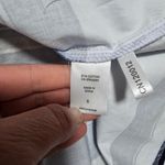 New York And Company  Blue & White Striped Pleated Aline Skirt Size 6 Photo 6