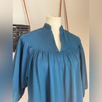 Vintage Georgee Originals Teal Maxi Dress, Size 16 Blue Photo 1