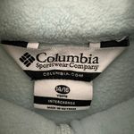 Columbia  Fleece Sweater Full Zip Size Youth 14/16 or Women’s XS Baby Blue Teal Photo 2