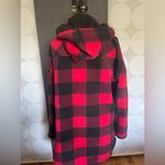 Flannel fur jacket Red Photo 1