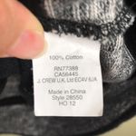 J.Crew Women’s Striped Black Heather Gray 7/8 Sleeve Boatneck Sweater Dress Photo 7