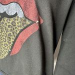 The Rolling Stones  Leopard Print Sweatshirt Size Medium Photo 5