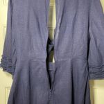 Finders Keepers  | Limoncello Tie-Front Flared Sleeve Playsuit Romper Navy Sz 6 Photo 10