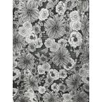 Brooks Brothers Black White Houndstooth Floral Print Knee Length Shift Dress 6 Photo 1