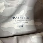 Athleta XXS Extra Small White Grey Camo Elation 7/8 Tight Legging High Rise Photo 2