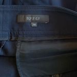 Gucci Navy Blue With Gold Chain Belt Tapered Trousers Size 44 US Size 8 Photo 2