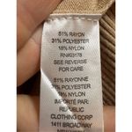 Truth by Republic Women Ruffle Shoulder Knit Sweater Dark Tan V Photo 6