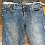 American Eagle Hipster Flare Jeans Women’s 10 Long Y2K Low Rise Blue Denim Photo 5