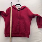 Faded Glory Y2K Sherpa Lined Hoodie Maroon Red XL Photo 10