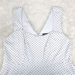 Torrid Retro White Polka Dot Sleeveless Swing Dress Knee Length Knit Size 14 Photo 3