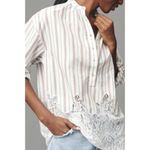 Pilcro  Anthropologie Long Sleeve Lacey Tunic Top Cottagecore Feminine Dainty XS Photo 1